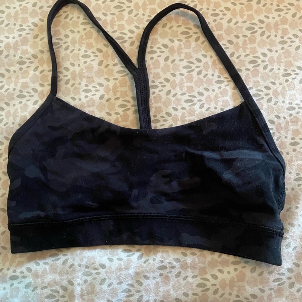 Lulu Black camo bra